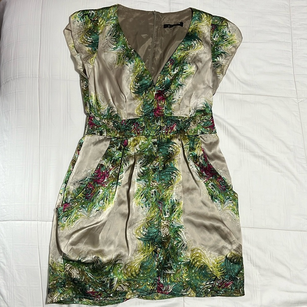 Silk Green Dress